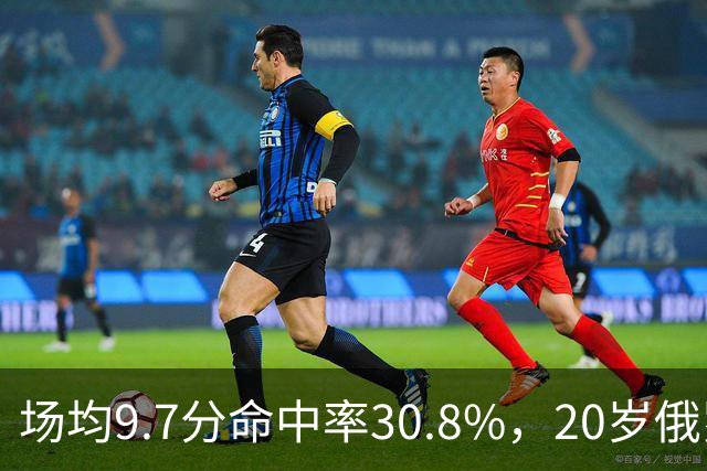 场均9.7分命中率30.8%，20岁俄罗斯后卫坦言不慌