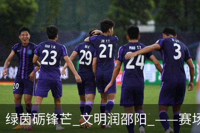 绿茵砺锋芒 文明润邵阳 ——赛场逆势突围挺进八强 文明拼搏激活城市奋进新动能