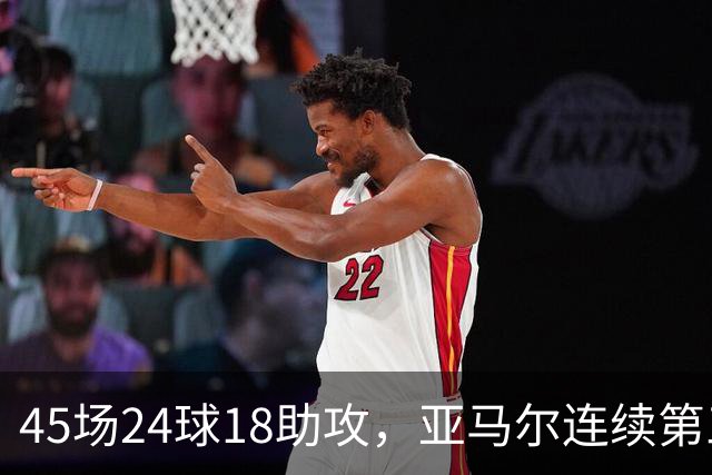 45场24球18助攻，亚马尔连续第三次捧起科帕奖